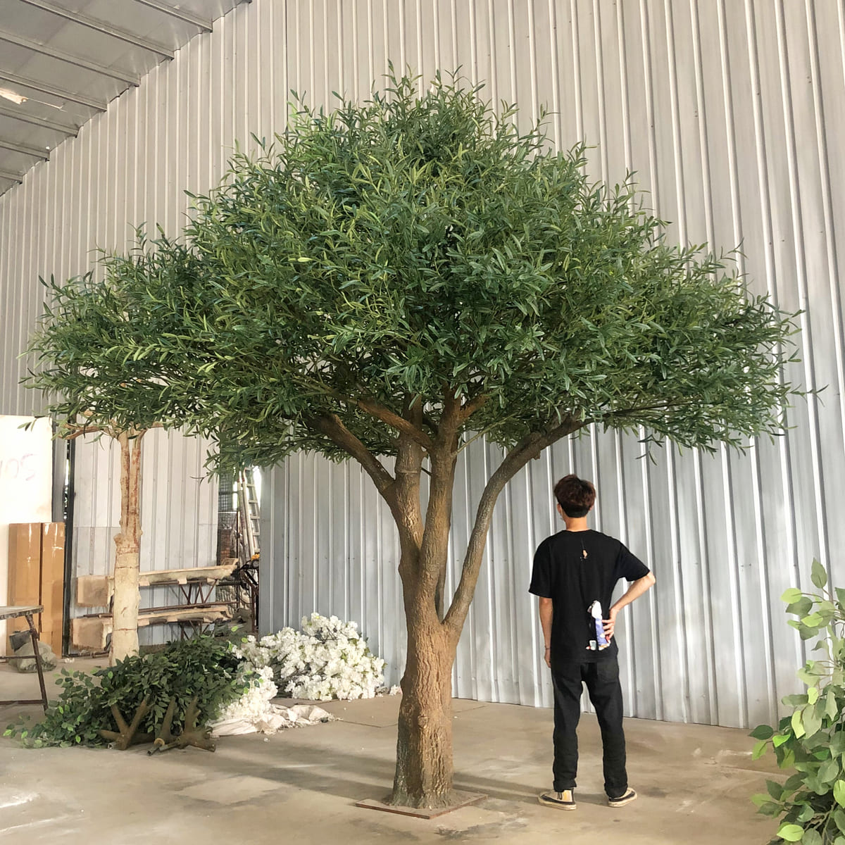 Factory Realistic 12ft Faux Olive Tree Wholesale
