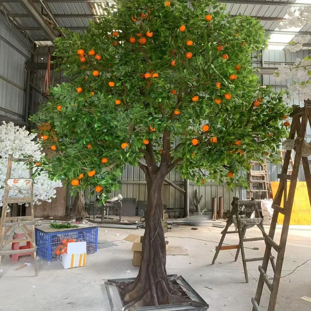 4m Large Artificial Orange Tree Realistic