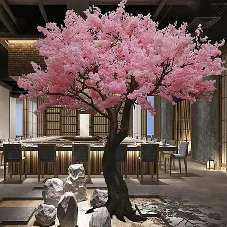 High Quality Silk Cherry Tree For Restaurant Decor