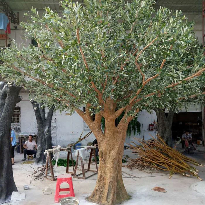 Outdoor Thick Trunk Fake Olive Tree Wholesale 