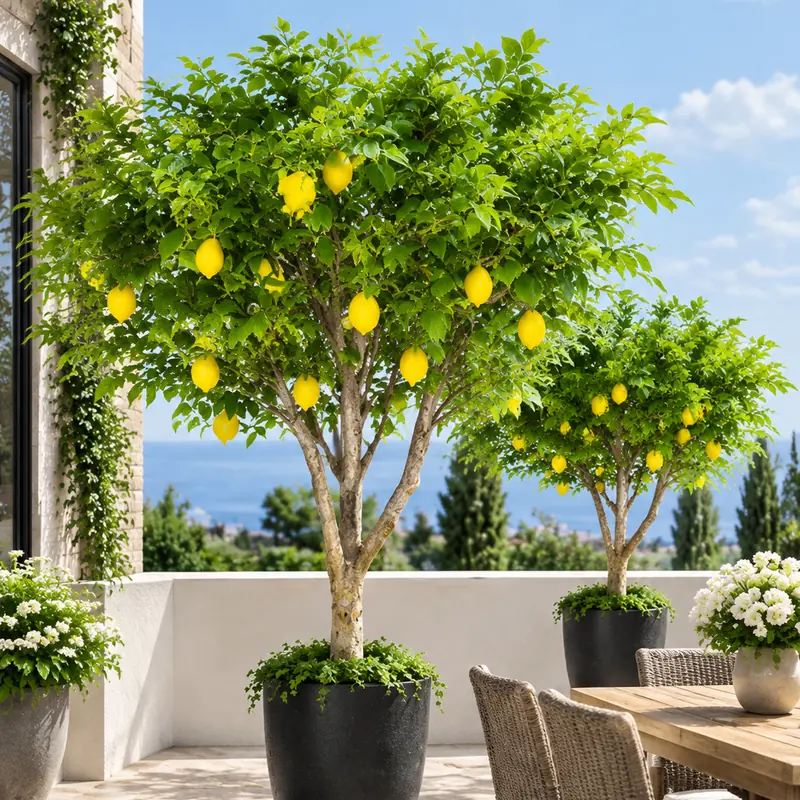 8ft Artificial Lemon Tree
